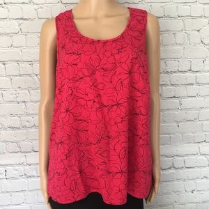 Halogen Tank Floral Top
